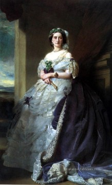 Franz Xaver Winterhalter œuvres - portrait de femme royauté Franz Xaver Winterhalter